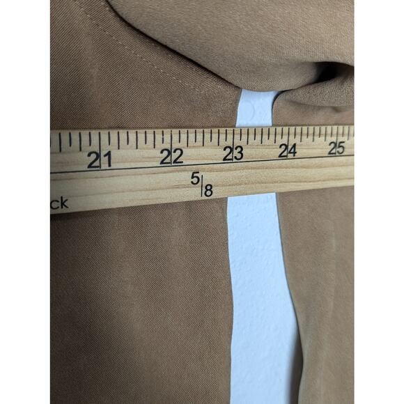 JM Collection Jacket Women's X-Large Light Brown Career Casual Snaps Activewear - Picture 4 of 6